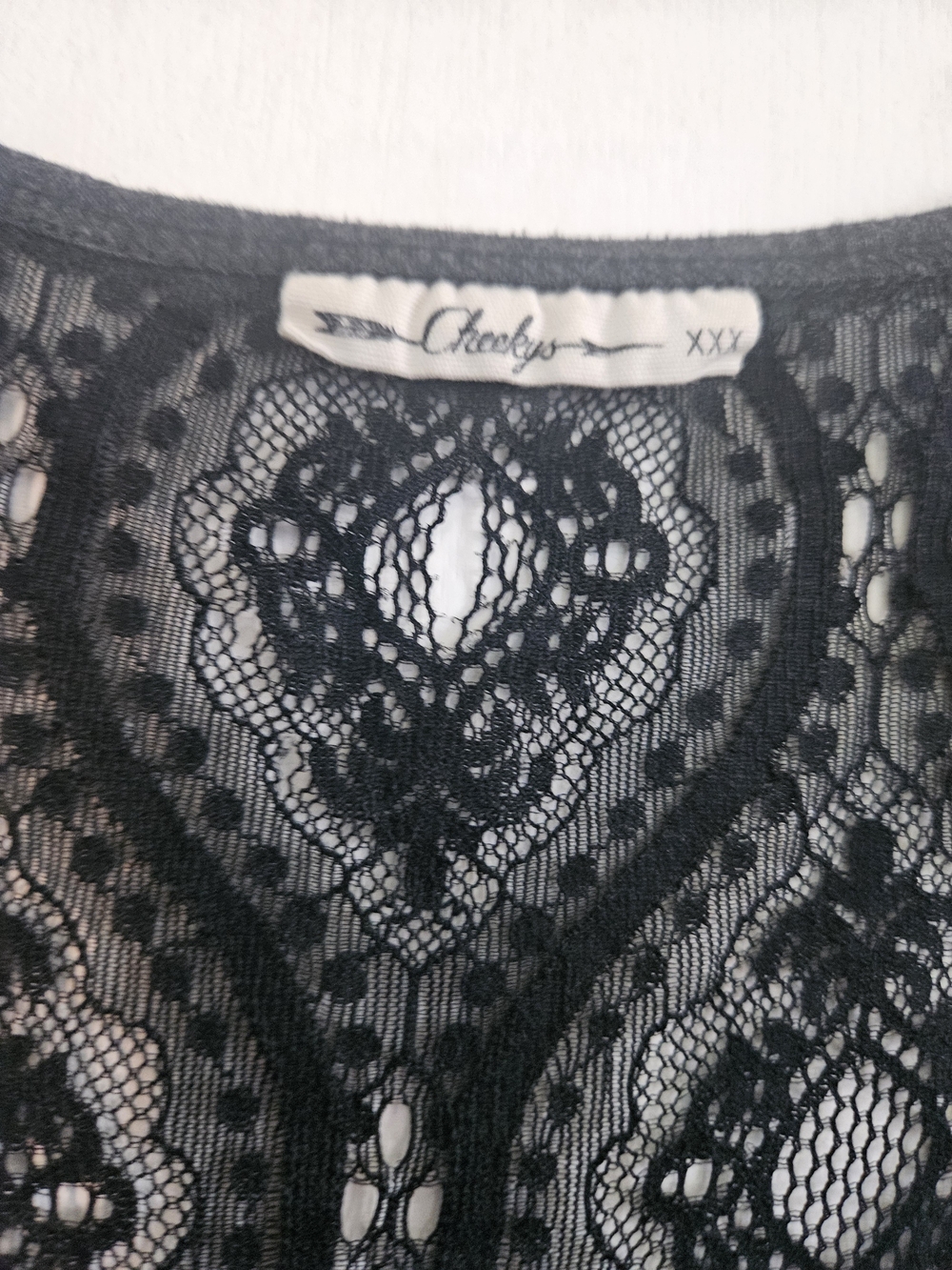 Jolene Dolly Parton Lace-Back Tank Top - Charcoal 2xl - Picture 3 of 5
